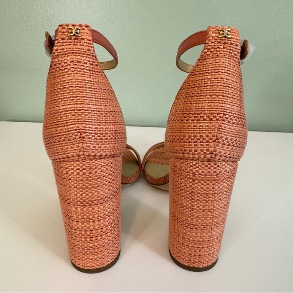 Sam Edelman Women's Yaro Perla Strappy Open Toe Sandal Heel Pink Size 9.5 - Picture 11 of 13